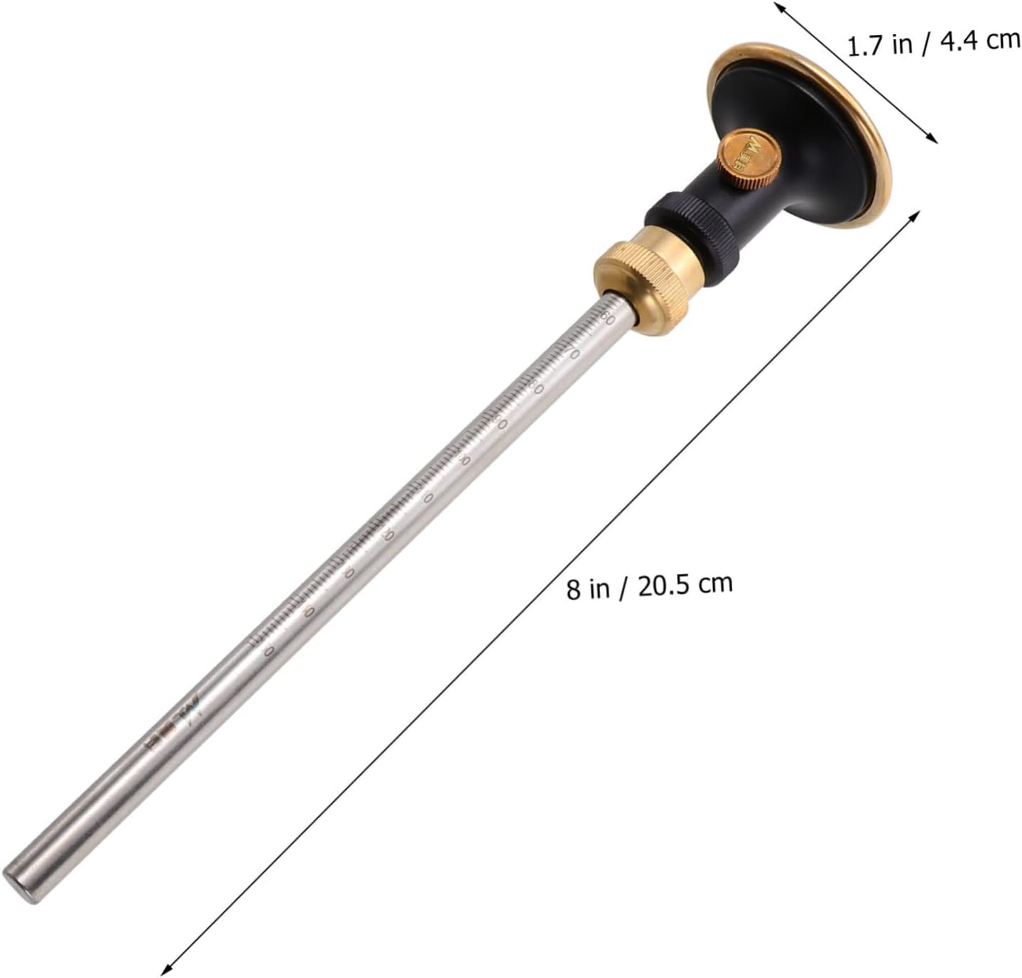 DOITOOL Woodworking Wheel Marking Gauge Accurate Stainless Mortise Gauge Body Precision Measuring Tool for Wood Marking and Layout for Carpentry Projects