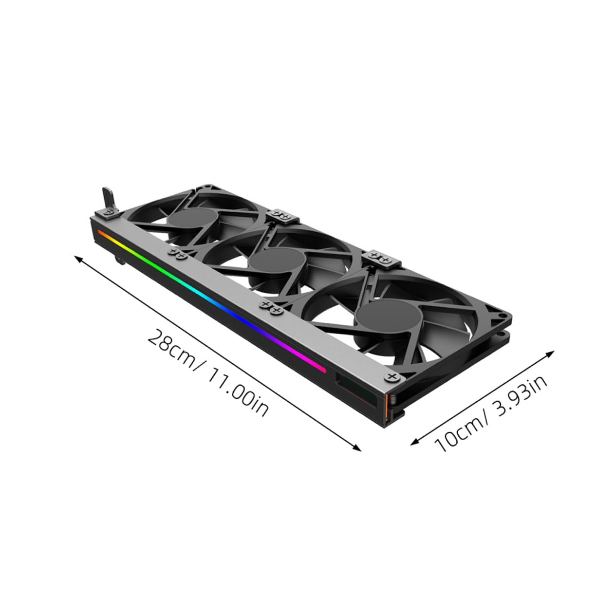 Argb 5v Quiet Video Card Cooling Fan with 3-pin Connector, Small Gpu Cooler for Desktop PC Graphics Card, Computer Accessory for Enhanced Airflow and Heat Dissipation