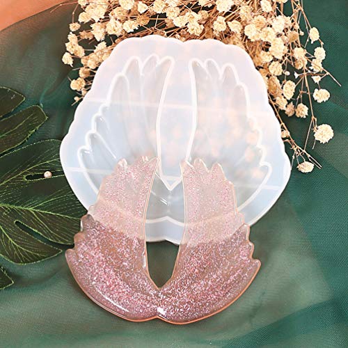 EXCEART Asas de Anjo Molde de Silicone E Resina de Cristal EpÃ³xi Moldes de FundiÃ§Ã£o de Joias Arte