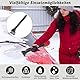Einziehbarer Eiskratzer Bis zu 55cm Länger Langlebiger KratzerDoppelseitiges Design mit Rutschfestem Komfortgriff Scheibenkratzer Auto Eiskratzer Schnee und Eis abkratzen um Schmutz zu Entfernen