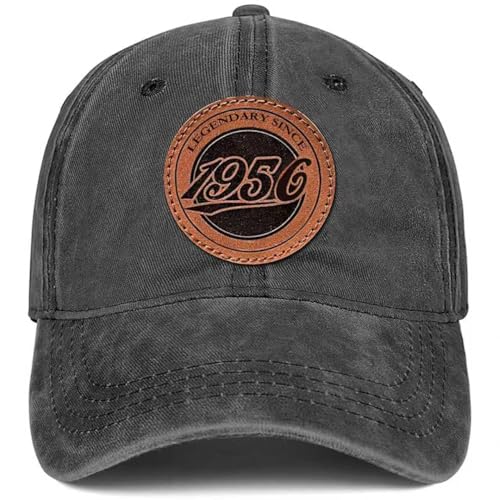 QUANMAITONG Regalo de cumpleaños para hombres gorras hombres,Regalos personalizados de cumpleaños para hombres,Regalo de cumpleaños para padres para hombres, 1956, S-L