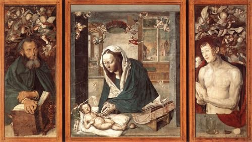 Art Posters le Retable de Dresde Albrecht Dürer affiche murale animaux décoration bureau 60x90