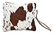 Myra Bag White & Brown Cowhide Shade Bag S-1171