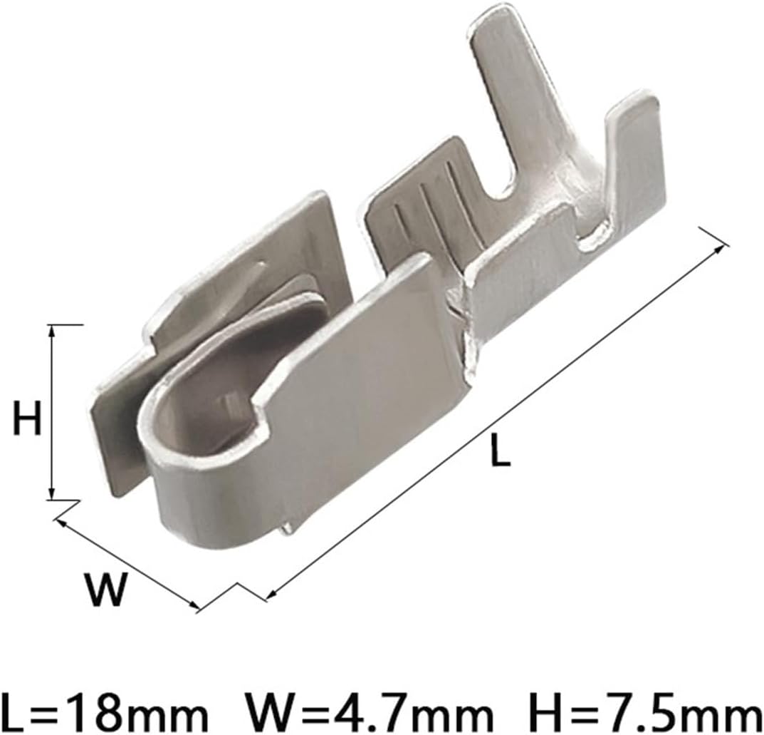 20 PCS G263 Brass Tinned Automotive Fuse Holder Terminal Fuse Box Female Terminal Crimp Wiring Connector Pinout H62 BX2152-2 (Color : Purple, Size : 20 pcs)