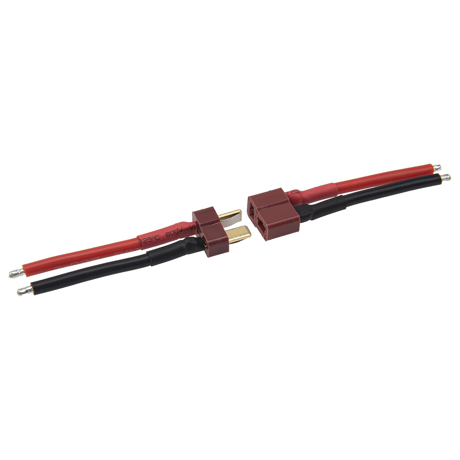 5Pairs ShareGoo T Plug Male Female Connector with 50mm 14AWG Silicone Wire Cable for RC Drone Quadcopter Car Boat Lipo Battery ESC Charger
