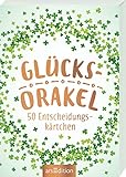  Glücksorakel: 50 Entscheidungskärtchen  Spielerisch Antworten finden mit schönen Orakelkarten im Spielkartenformat