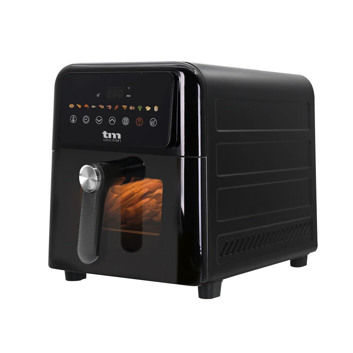 Freidora de aire TM Electron TMPFR290 9 L · 2000 W · Panel táctil · 12 programas · Cesta antiadherente · Negro