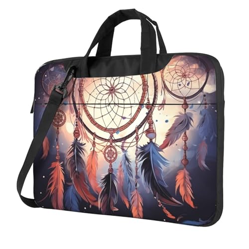 Pochette PC portable antichoc avec motif attrape-rêves amérindien coloré