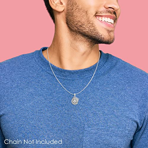 Claddagh Gold .925 Sterling Silver Baseball or Softball Glove & Ball Charm Pendant2