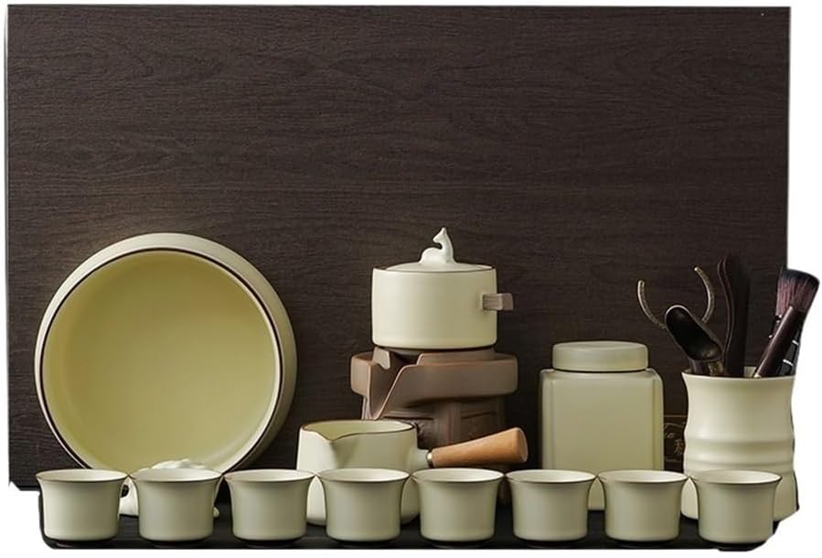 Tea Set Automatic tea set portable brewing tool for home use with detachable compartment for easy cleaning Teapot Set