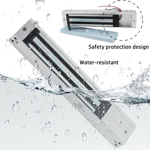 FUGEST 600lbs Electromagnetic Lock Holding Force for Access Control Single Door 12V by FUGEST - Image 6