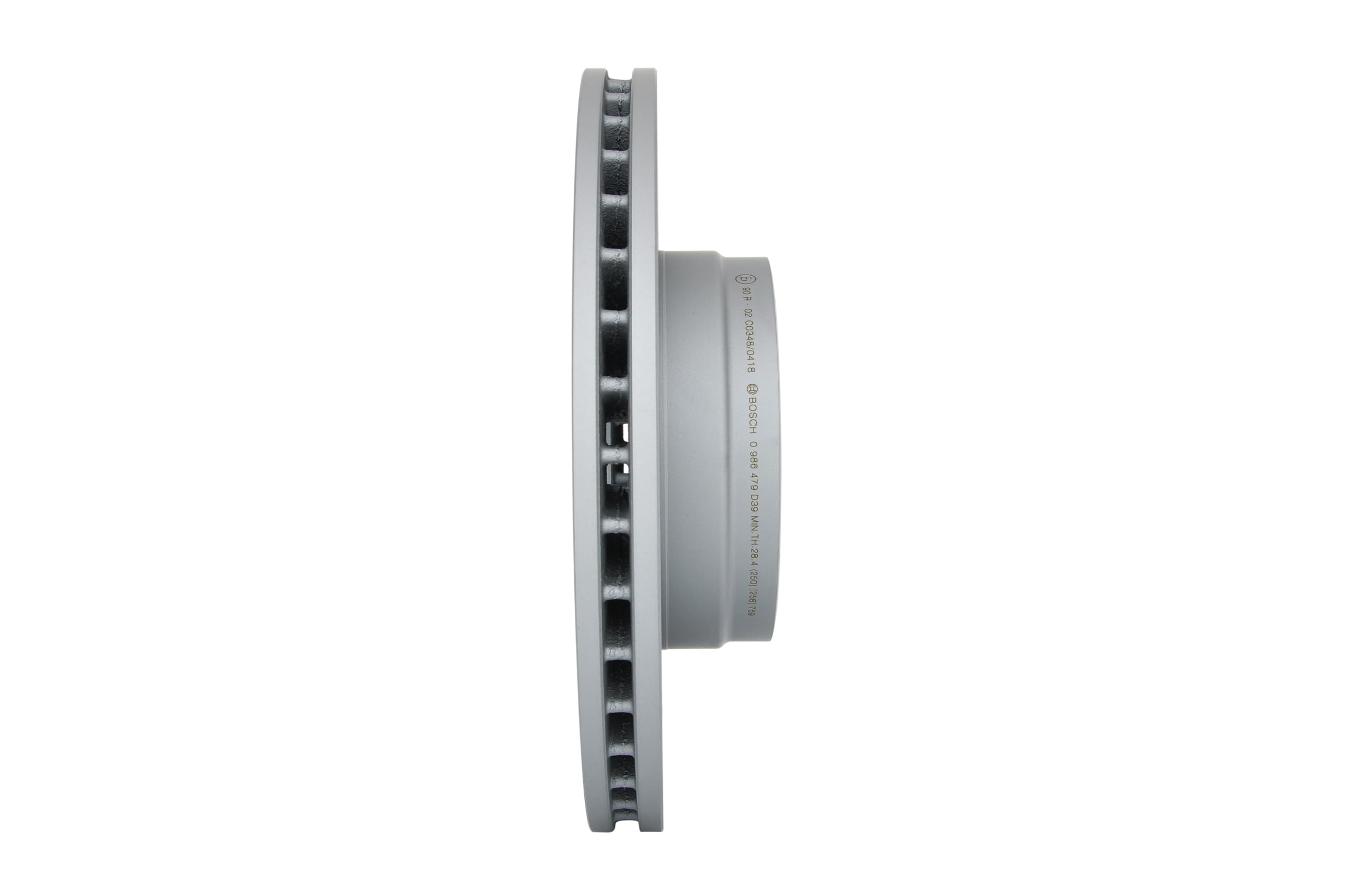 BOSCH Disco Freno BD2460 - Disco Freno Solido di 324mm - Asse Anteriore - Conforme al regolamento ECE-R90 - Lunga Durata, Anticorrosione Avanzata - 1 Disco