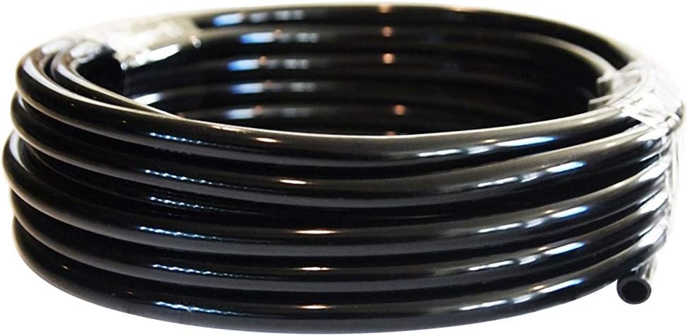Rhinox Co2-Saver Black Aquarium Tubing, Supplemental Carbon Dioxide in Planted Tank, Fresh and Saltwater Tanks