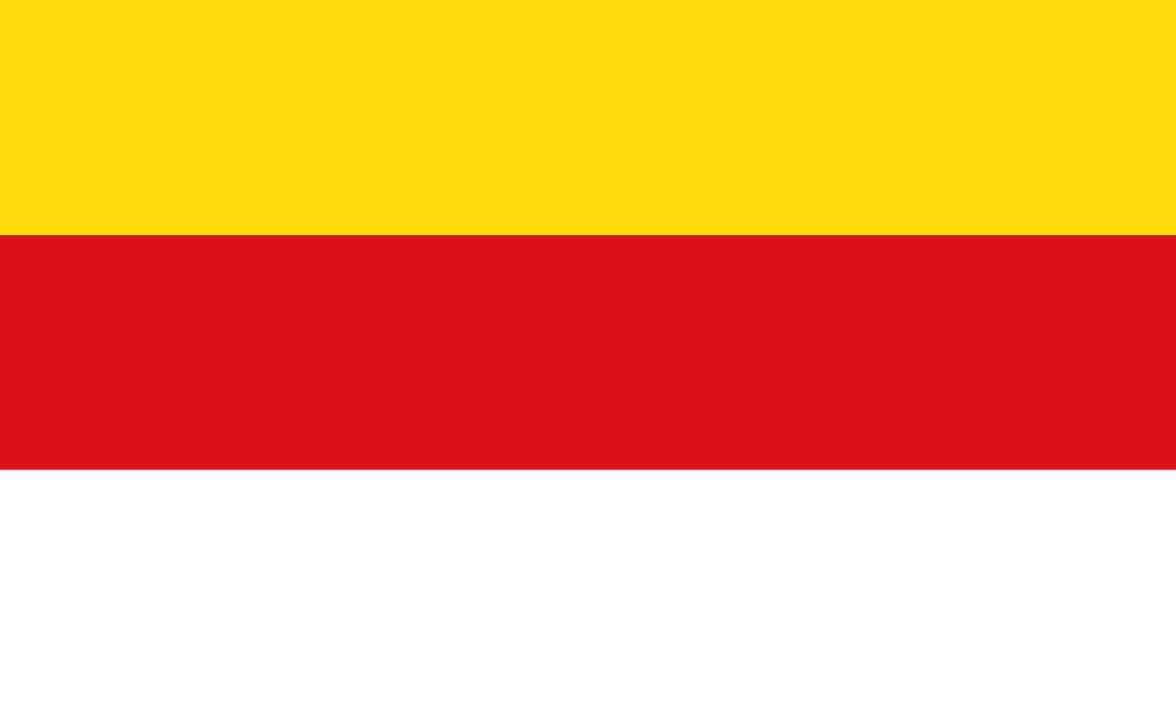 Drapeau jaune rouge blanc pour célébrations familiales et décoration de jardin