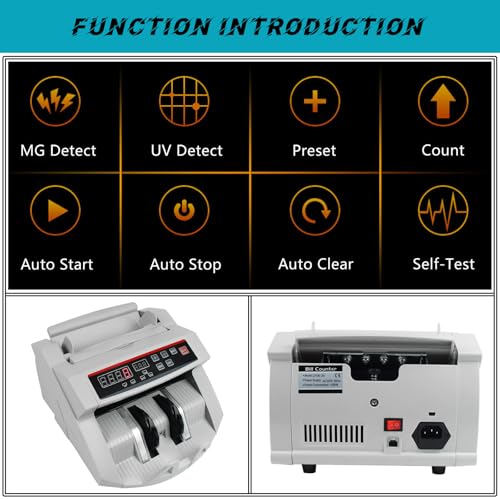 Detector De Falsificação LED Multimoeda, Máquina De Contagem De Notas Estrangeiras, Detecção Dupla U