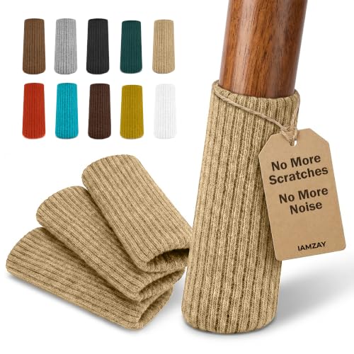 16 Pcs Khaki Chair Socks - Premium...