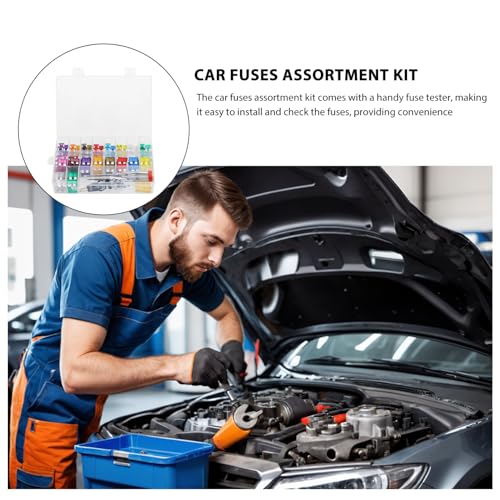 Kit de fusibles automotrices Amosfun 300 piezas con probador y resistencia a alta temperatura para autos, camiones, Rvs y barcos miniatura 7