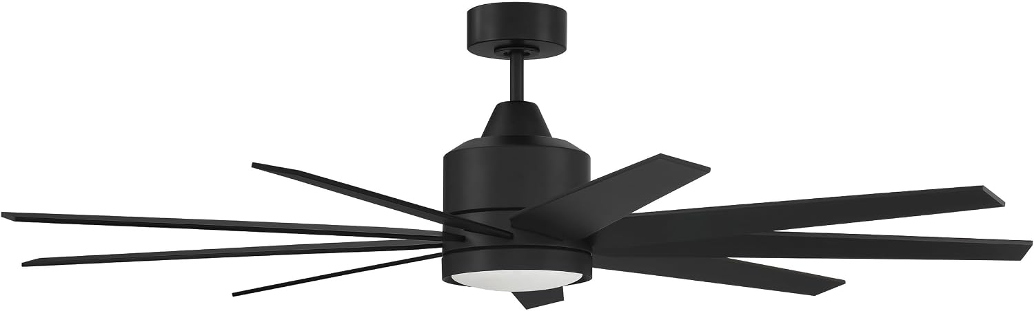 Champion 60" Brushed Nickel Ceiling Fan with LED Light and Remote
