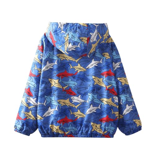 WELAKEN Lightweight Jacket for Boys Kids & Toddler II Girls' Print Water-resistant Jacket - Image 3