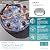 Bestway SaluSpa Toronto 5-7 Person Smart Energy-Efficient AirJet Hot Tub, Portable Outdoor Spa System, App Control, Brown – 180 Jets and 10 Jetstream Nozzles