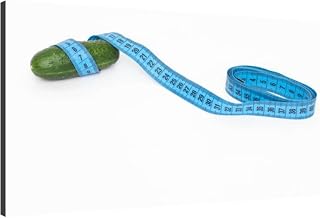 Canvas Wall Art for Living Room Bedroom Cucumber wrapped a measuring tape a white penis size men penis enlarge Big Large Wall Art Decor Framed Painting Wall Pictures Prints Artwork Office