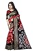 Shonaya Women's Bandhani Bhaglpuri Art Silk Printed Saree Sari (Red)
