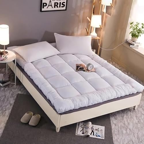 غطاء مرتبة سليب اكس فاكتوري مقاس 200×200+14 سم - نسيج خارجي من القطن 100% - حشوة من المايكروفايبر الناعم