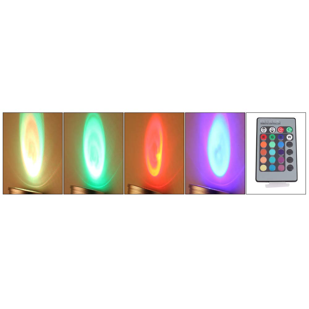 1 Pcs Dimmable E27 3W Led Bulb RGB LED Spotlight Smart Led Lamp with Remote — view 6