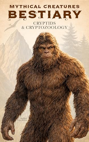 Mythical Creatures Bestiary: Cryptids & Cryptozoology: Illustrated Encyclopedia of Folklore Monsters, Beasts & Mystery Behind Bigfoot, Mothman, ... Other Unknown Beings (Legendary Creatures)