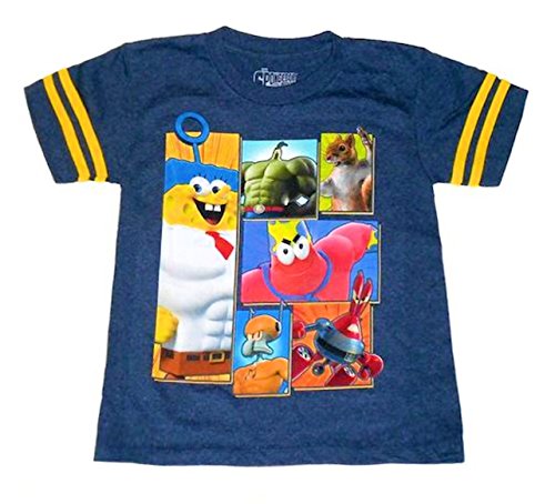 Nickelodeon Little Boys The SpongeBob Movie Sponge Out of Water Tee (X-Small 4/5)