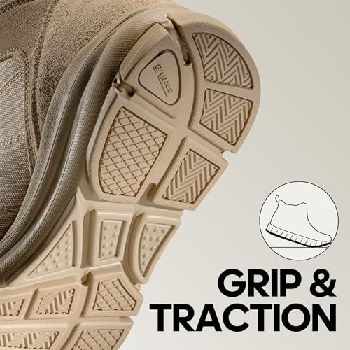 nortiv 8 men39s lightweight military tactical work boots outdoor hiking motorcycle combat boots