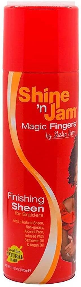Shine n Jam Magic Fingers For Braiders Finish Sheen 11.5 Ounce