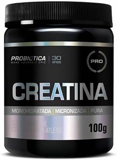 Creatina Monohidratada Pura - 100g, Probiótica