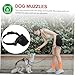 BESPORTBLE Adjustable Dog Muzzle for Barking and Biting Mesh Mouth Cover for Outdoor Use XL Prevents Chewing and Accidental Ingestion Breathable and Comfortable Design