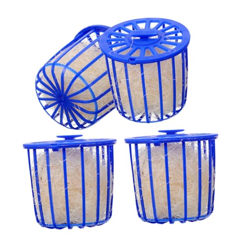 Happyyami 4個の鳥用菜籠 糸製パラキート用の快適な巣箱 フィンチやメのため