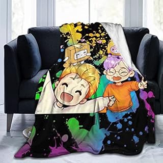 Lankybox Blanket Flannel Blankets Soft Cozy Lightweight Bed Decoration Blanket For Kids Boys Girls Men Women 50"X40"