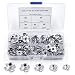 Produktbild NATEE 90pcs Einschlagmuttern M3 M4 M5 M6 M8, 4 Einschlagspitzen, Einschraubmutter Einpressmutter zur Befestigung von Bauteilen, Verzinkt T Nut Sortiment Kits