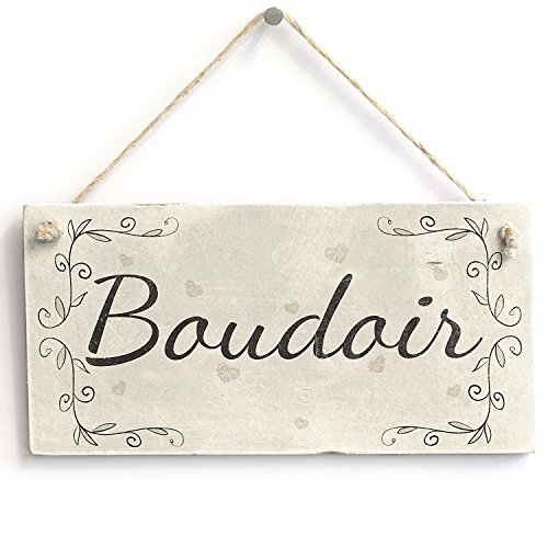 Meijiafei Boudoir - French Country Style Pvc Bedroom Sign/Plaque 10"X5" #TOP7
