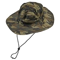 Quiksilver Men's Bushmaster Floppy Sun Beach Hat Baseball Cap, Camo3, Large-X-Large UK