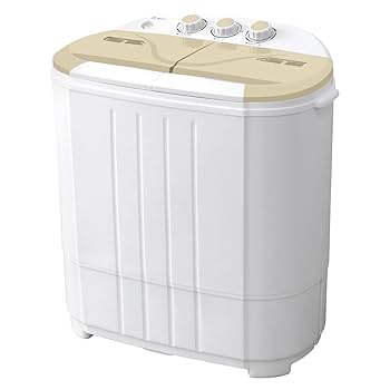 Amazon.co.jp: WEIMALL 二槽式洗濯機 脱水付き 小型 タイマー