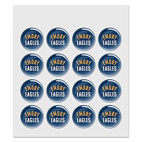 Emory University Eagles Logo 1.0" Puffy Bubble Dome Scrapbooking Crafting