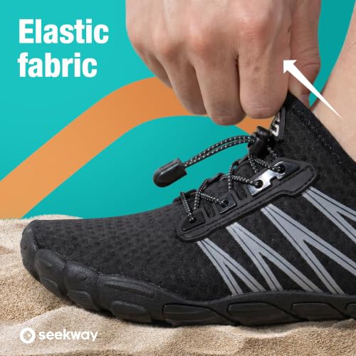 Image of SEEKWAY Water Shoes Men Women Adult Quick-Dry Aqua Sock Barefoot for Beach Swim River Pool Lake Hiking Kayaking Surfing