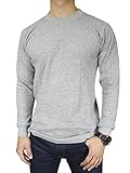 Knocker Mens Mid Weight Waffle Pattern Thermal Shirt Grey