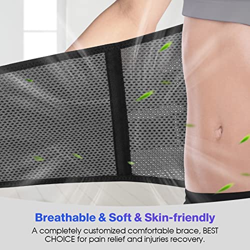 Neenca Professional Back Support Brace, Adjustable Lumbar Support For Pain Relief Of Back/Lumbar/Waist, Waist Wrap With Spring Stabilizers For Injury, Herniated Disc, Sciatica, Scoliosis And More #TOP4