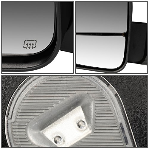 Image of DNA MOTORING TWM-013-T888-BK-SM-L Powered Tow Mirror Heat LED Smoked Left (09-16 Dodge RAM),Black Housing /Smoke Lens /Left