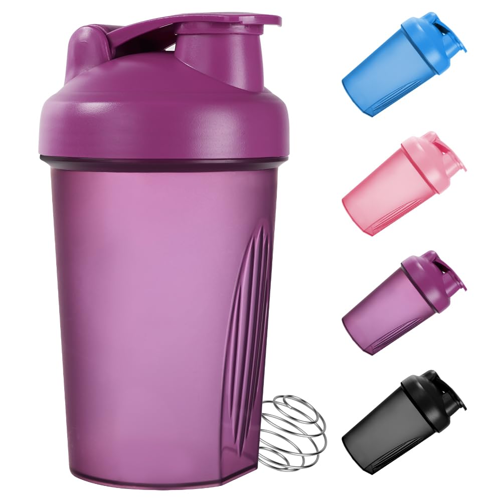 Fefod Protein Shaker, Eiweiß Shaker, proteinshaker mit Messskala - BPA Frei, auslaufsicher, Langlebiger, Shaker für cremige Whey Proteinpulver Shakes, mit Edelstahl-Mischkugel