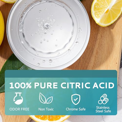 EUHOMY Max 33 Uses Ice Machine Cleaner Descaler (1 Gallon / 3.75L), 128 Fl OZ Ice Maker Cleaner, Ideal Universal Descaling Solution for All Brands Ice Maker, Single Use Coffee and Espresso Machines