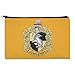 Harry Potter Hufflepuff Painted Crest Makeup Cosmetic Bag Organizer Pouch
