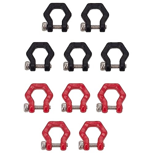 MEUS Racing RC Lock Catch U-Shaped RC Trailer Buckle RC Crawler Accessories for SCX24 TRX4M FCX24 and Other Models (Square)