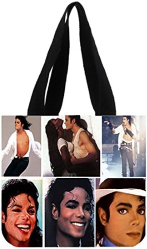Talented Michael Jackson Two Sides Custom Cotton Canvas Cool Shopping Tote Bag Fashionable Shopping